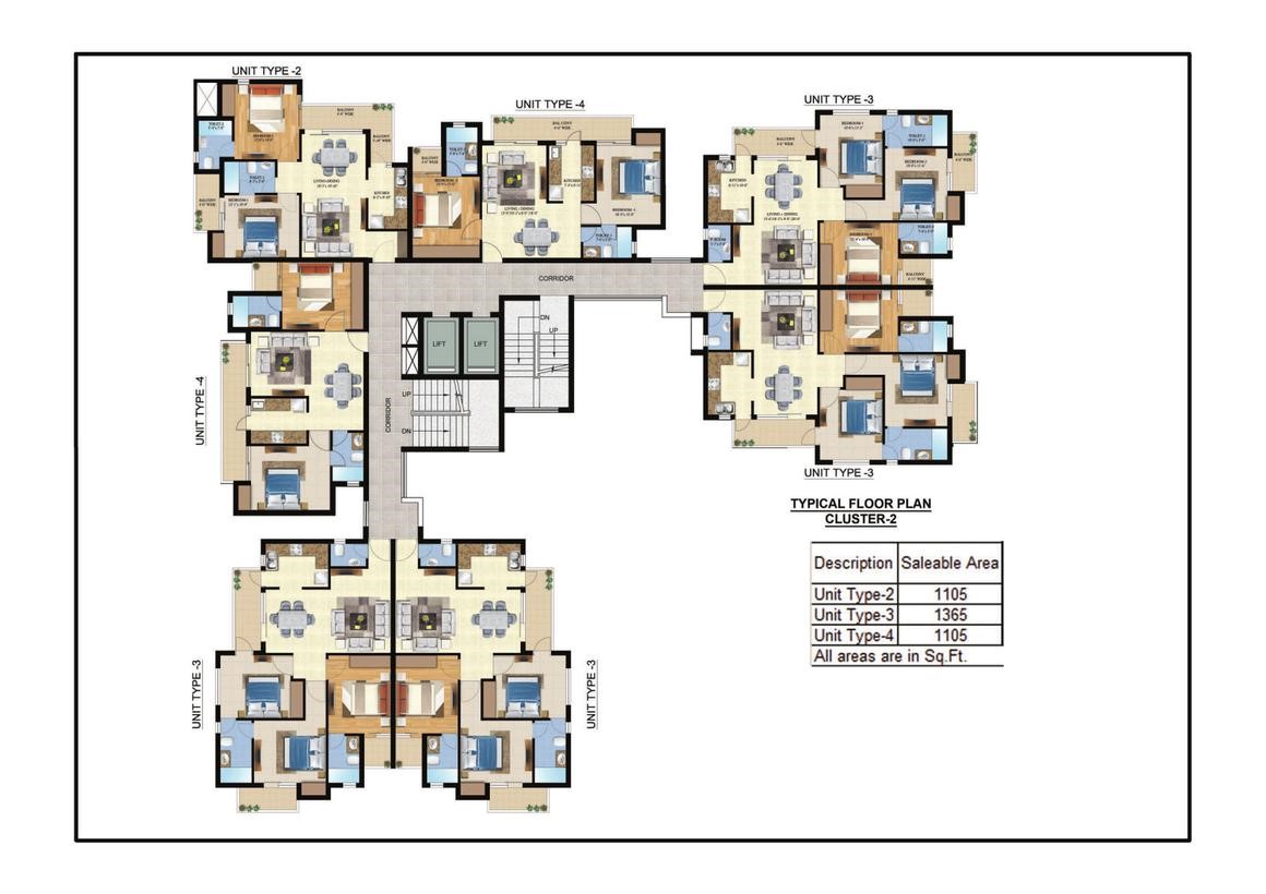 Ajit Oro Atlantis floor plan layout